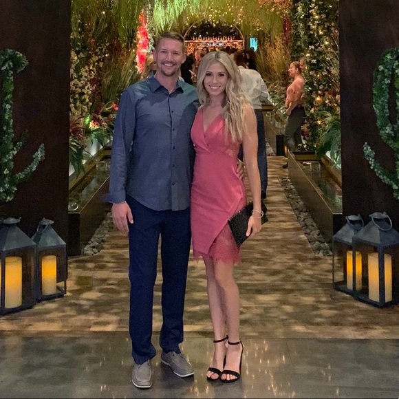 ASTR Peeking Lace Halter Dress - Picture 2 of 8